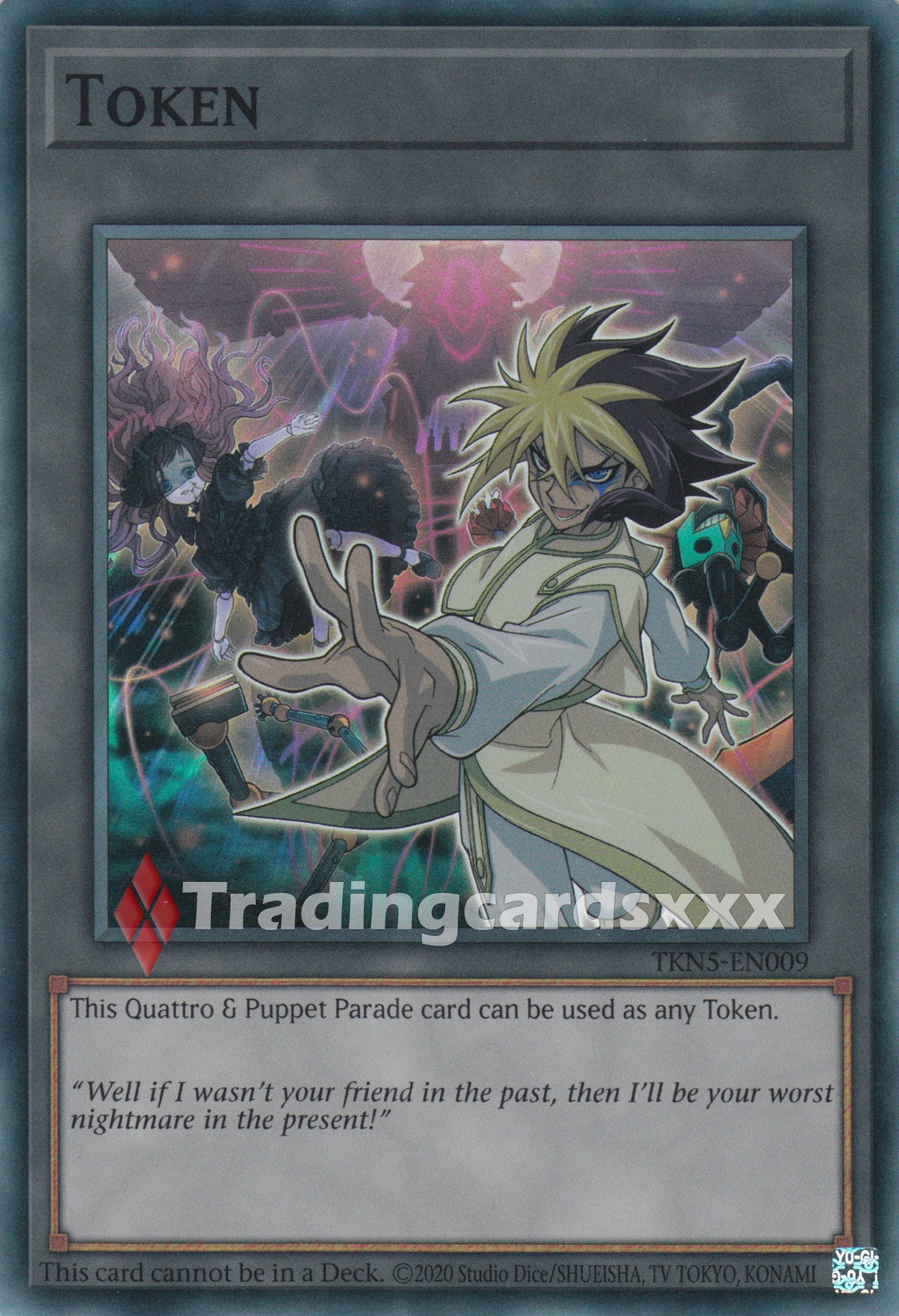 Yu-Gi-Oh! Token "Quattro & Puppet Parade" : SR INFO / TKN5-EN009