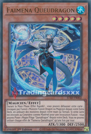 Yu-Gi-Oh! Faimena Queudragon : UR JUSH-FR002
