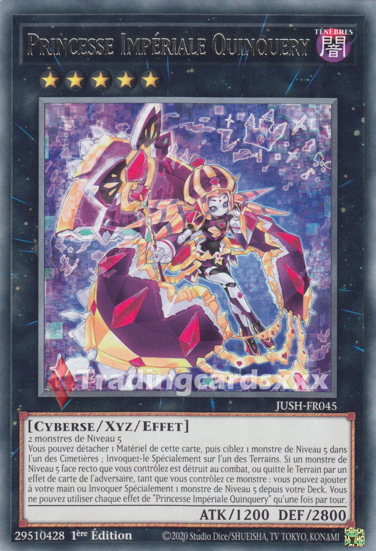 Yu-Gi-Oh! Princesse Impériale Quinquery : R JUSH-FR045