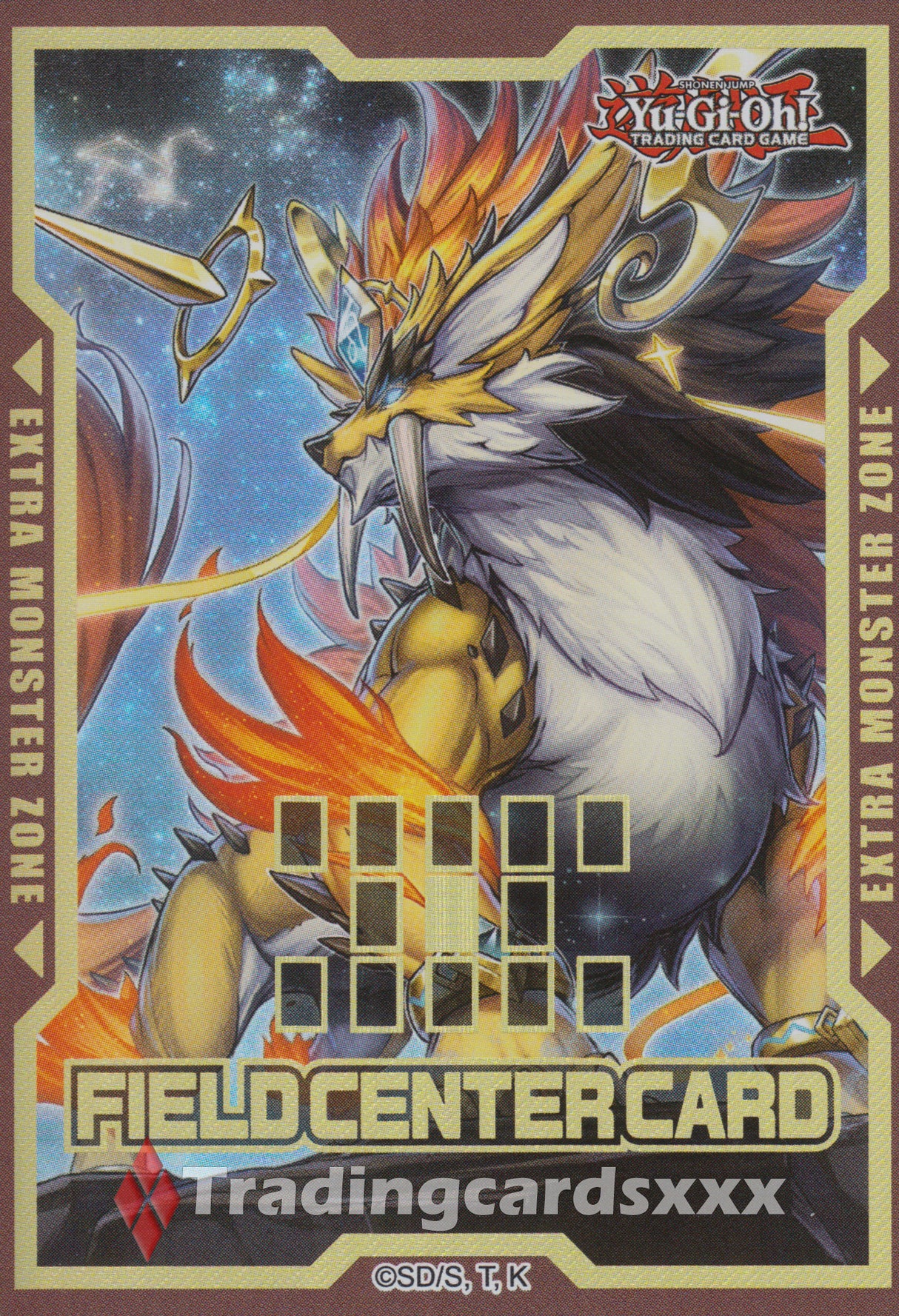 Yu-Gi-Oh! Field Center Card "JUSH" Justice Hunters : Urgula Queudragon
