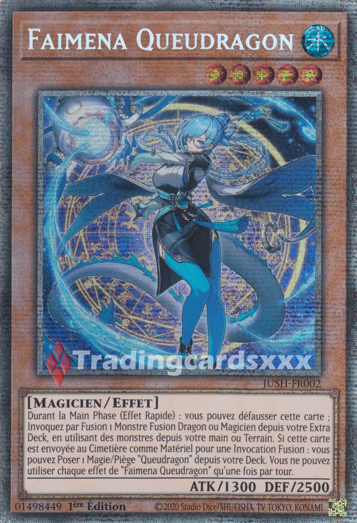Yu-Gi-Oh! Faimena Queudragon : STAR JUSH-FR002