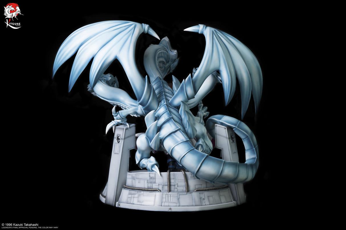 Yu-Gi-Oh! / Kitsune Statue - Figurine Kaiba Et L'Ultime Dragon Blanc Aux Yeux Bleus