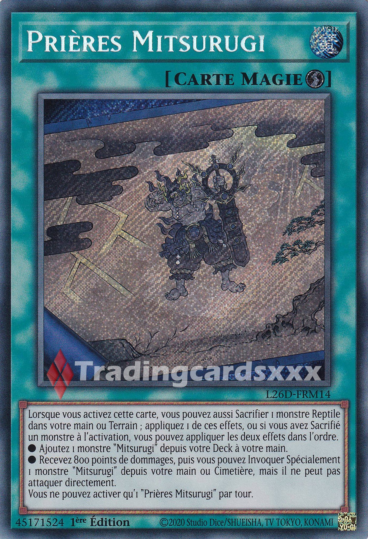 Yu-Gi-Oh! Prières Mitsurugi : SE L26D-FRM14