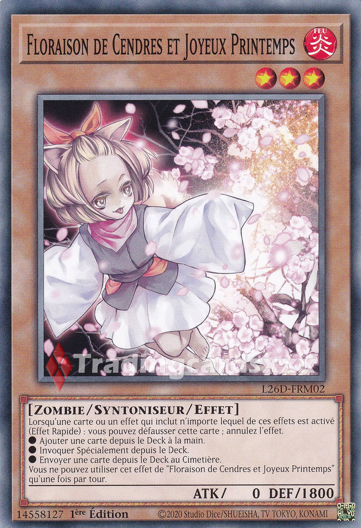 Yu-Gi-Oh! Floraison de Cendres et Joyeux Printemps : C L26D-FRM02