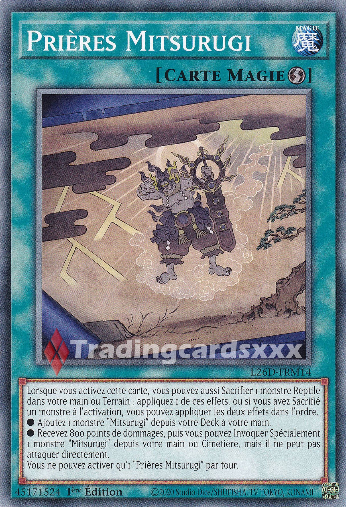 Yu-Gi-Oh! Prières Mitsurugi : C L26D-FRM14