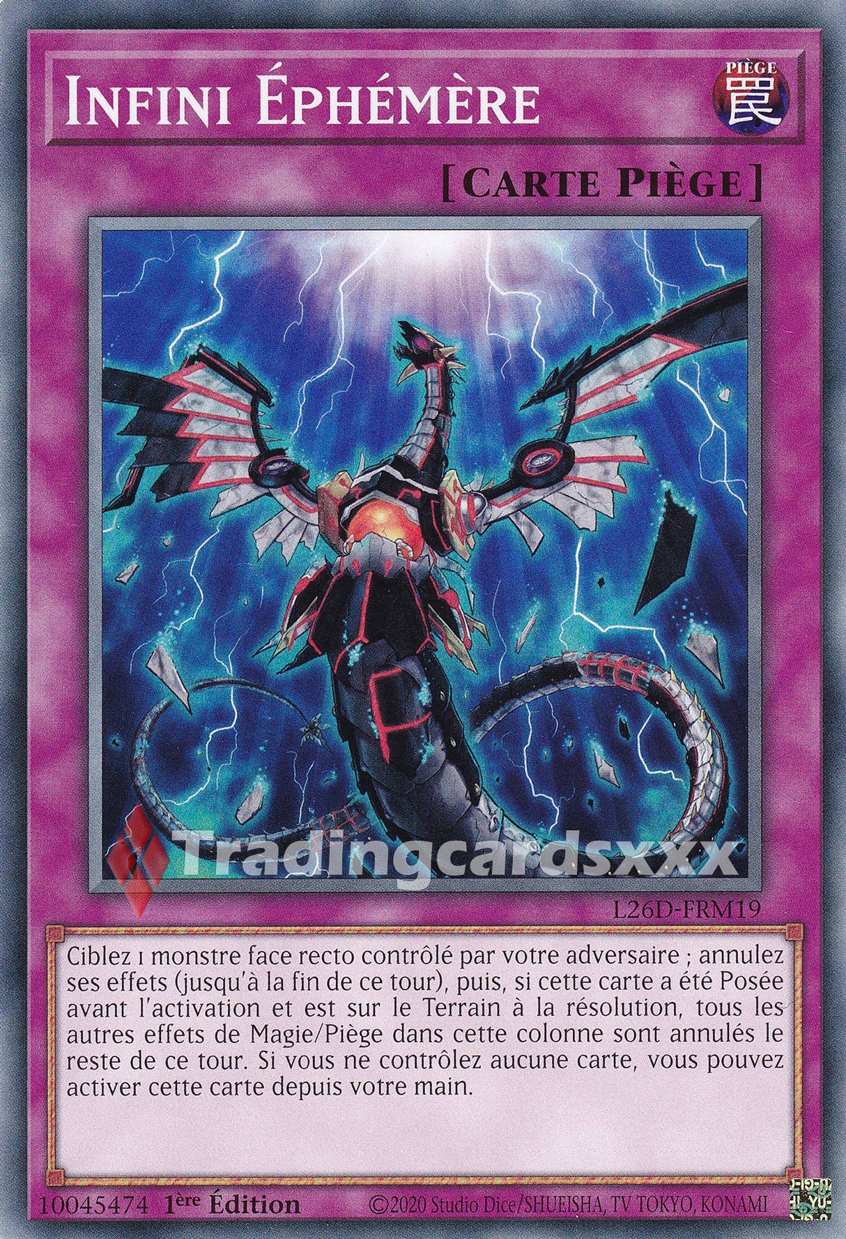 Yu-Gi-Oh! Infini Éphémère : C L26D-FRM19