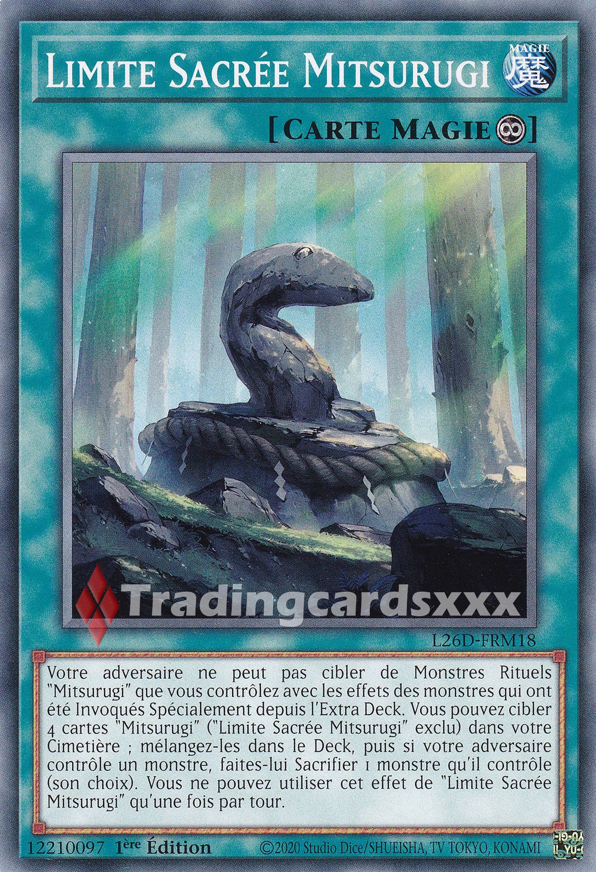 Yu-Gi-Oh! Limite Sacrée Mitsurugi : C L26D-FRM18