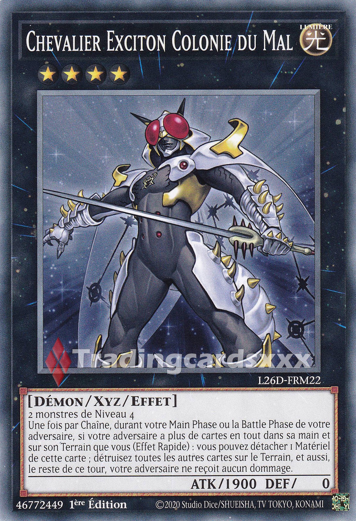 Yu-Gi-Oh! Chevalier Exciton Colonie du Mal : C L26D-FRM22
