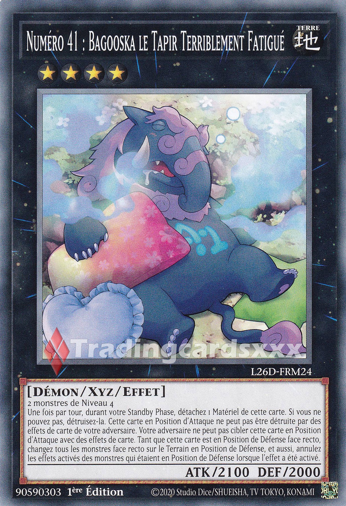 Yu-Gi-Oh! Numéro 41 : Bagooska le Tapir Terriblement Fatigué : C L26D-FRM24