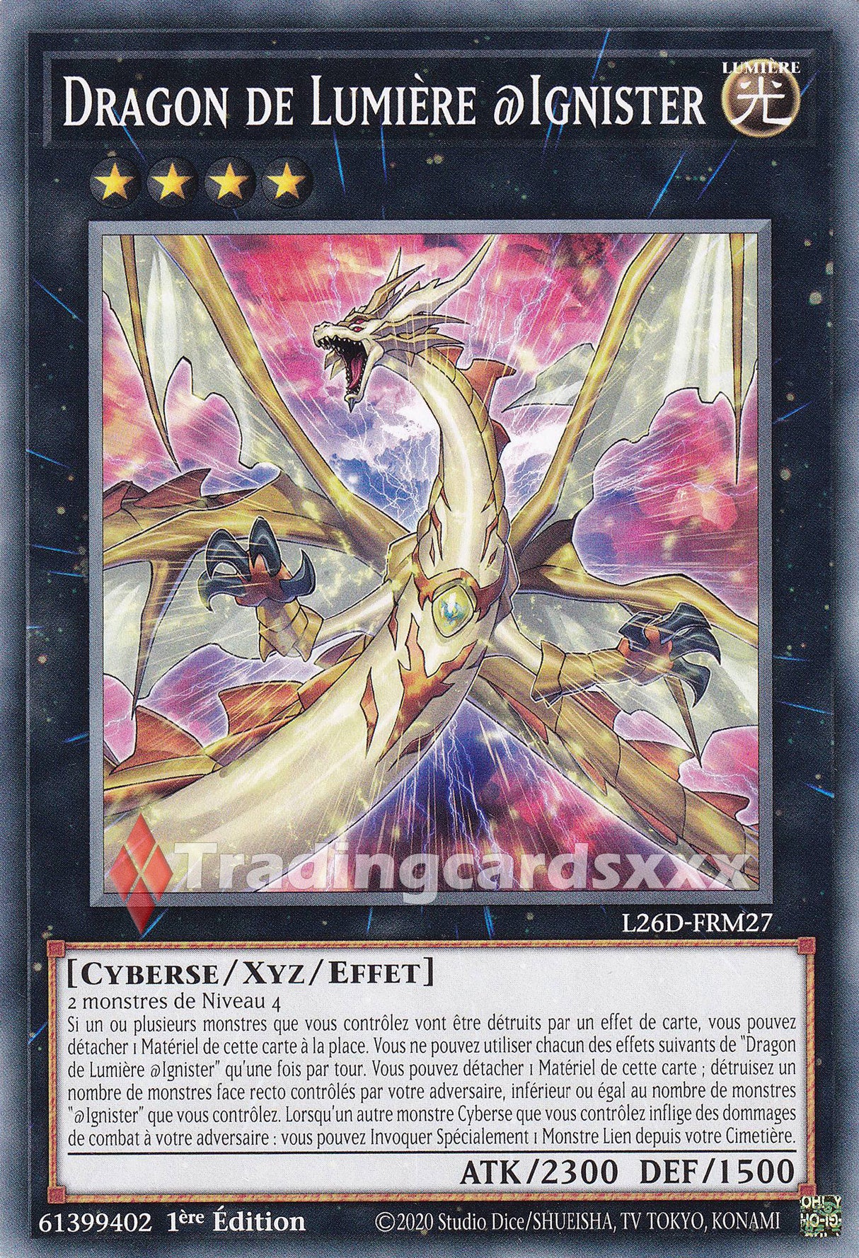 Yu-Gi-Oh! Dragon de Lumière @Ignister : C L26D-FRM27