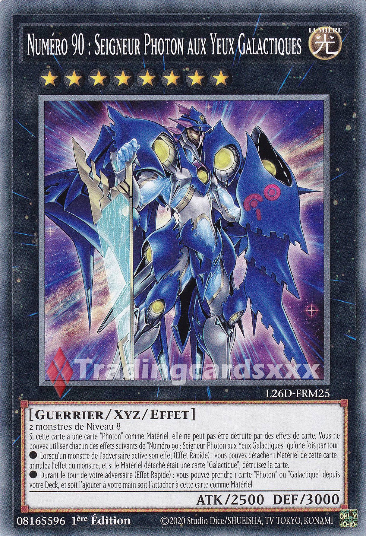 Yu-Gi-Oh! Numéro 90 : Seigneur Photon aux Yeux Galactiques : C L26D-FRM25