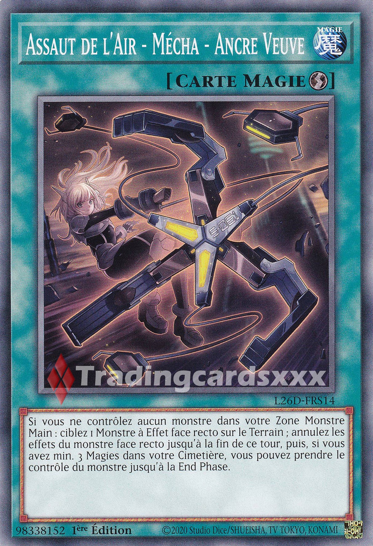 Yu-Gi-Oh! Assaut de l'Air - Mécha - Ancre Veuve : C L26D-FRS14