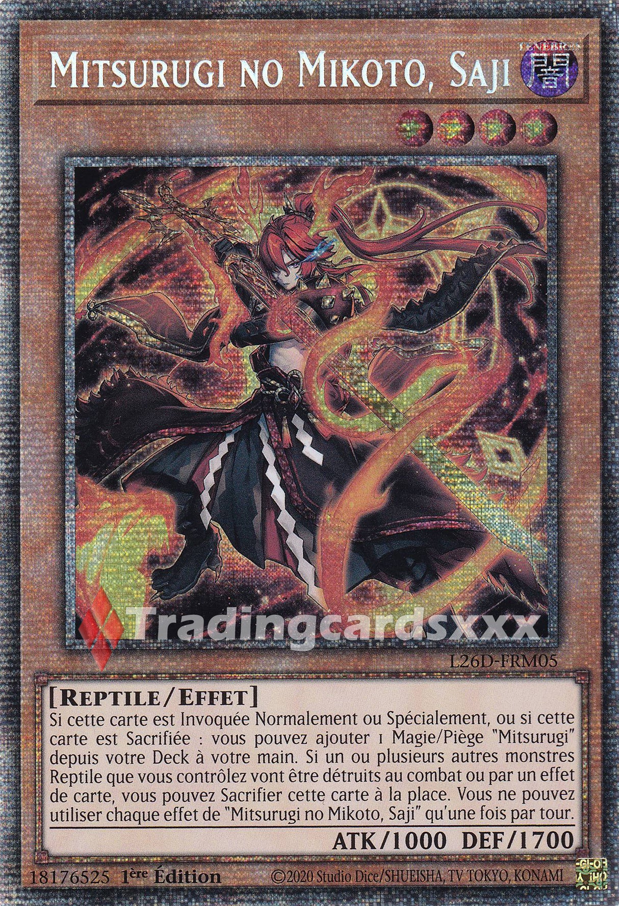 Yu-Gi-Oh! Mitsurugi no Mikoto, Saji : STAR L26D-FRM05