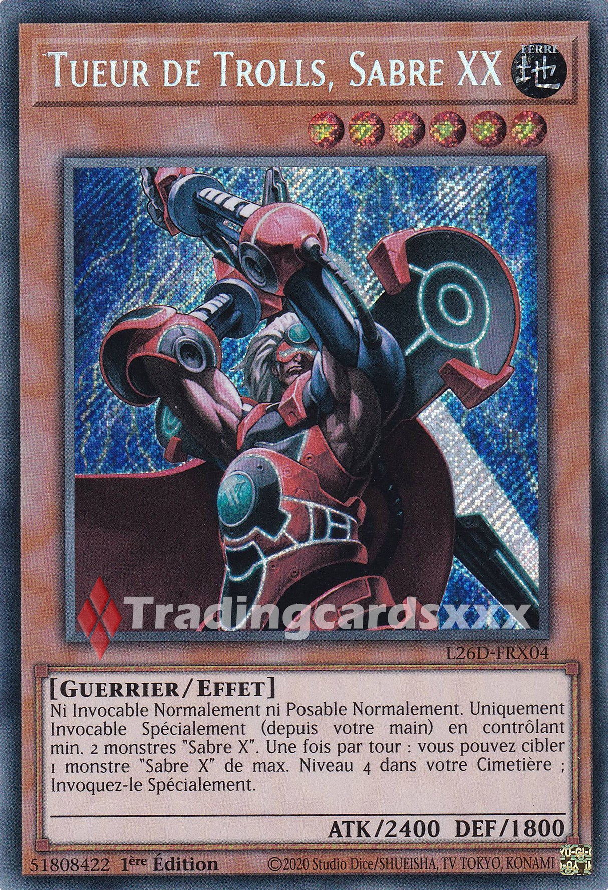 Yu-Gi-Oh! Tueur de Trolls, Sabre XX : SE L26D-FRX04