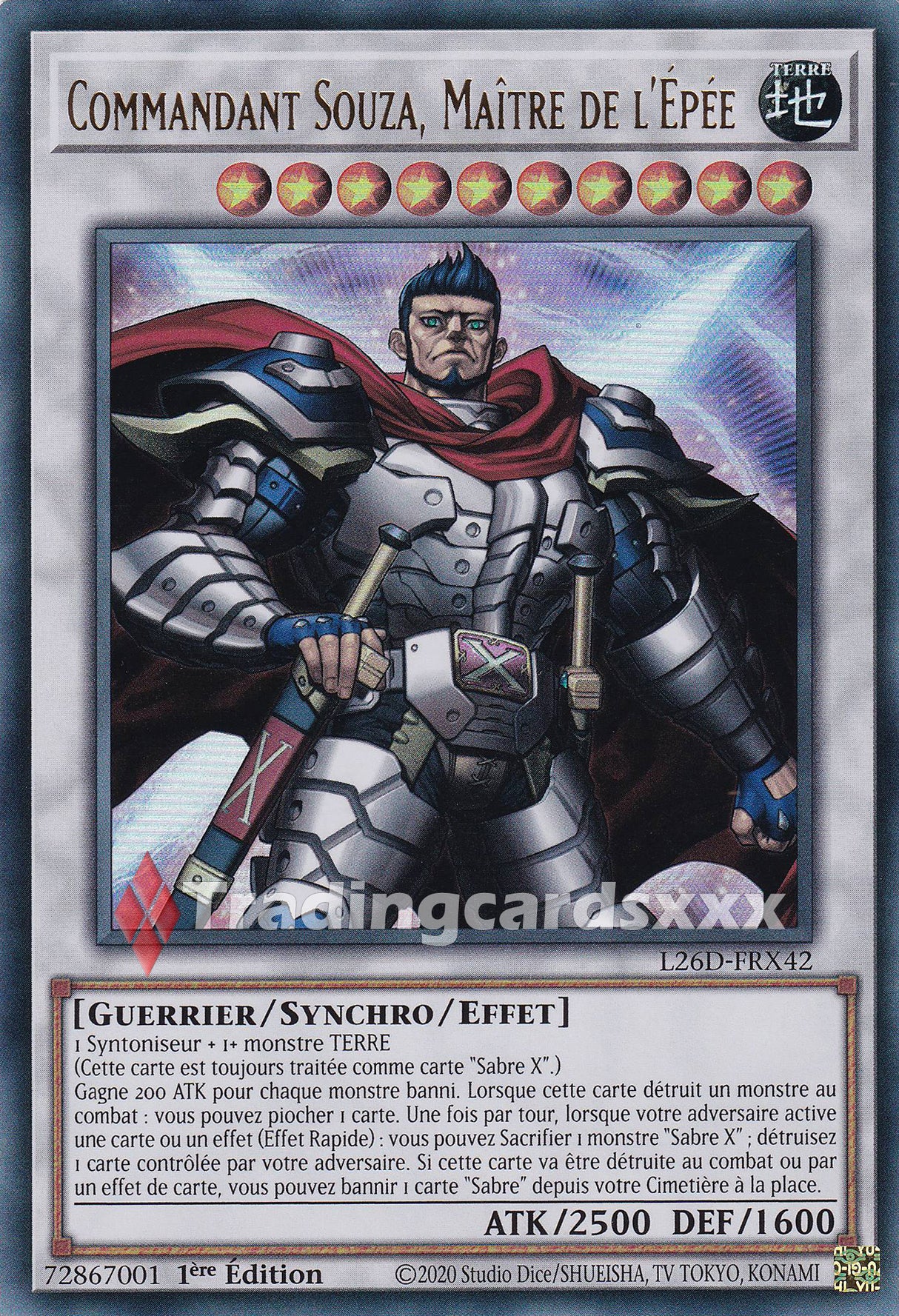 Yu-Gi-Oh! Commandant Souza, Maître de l'Épée : UR L26D-FRX42