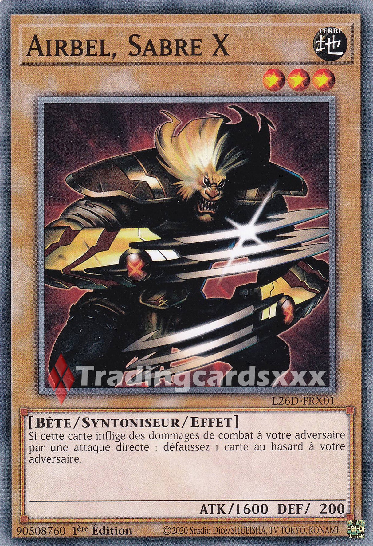 Yu-Gi-Oh! Airbel, Sabre X : C L26D-FRX01