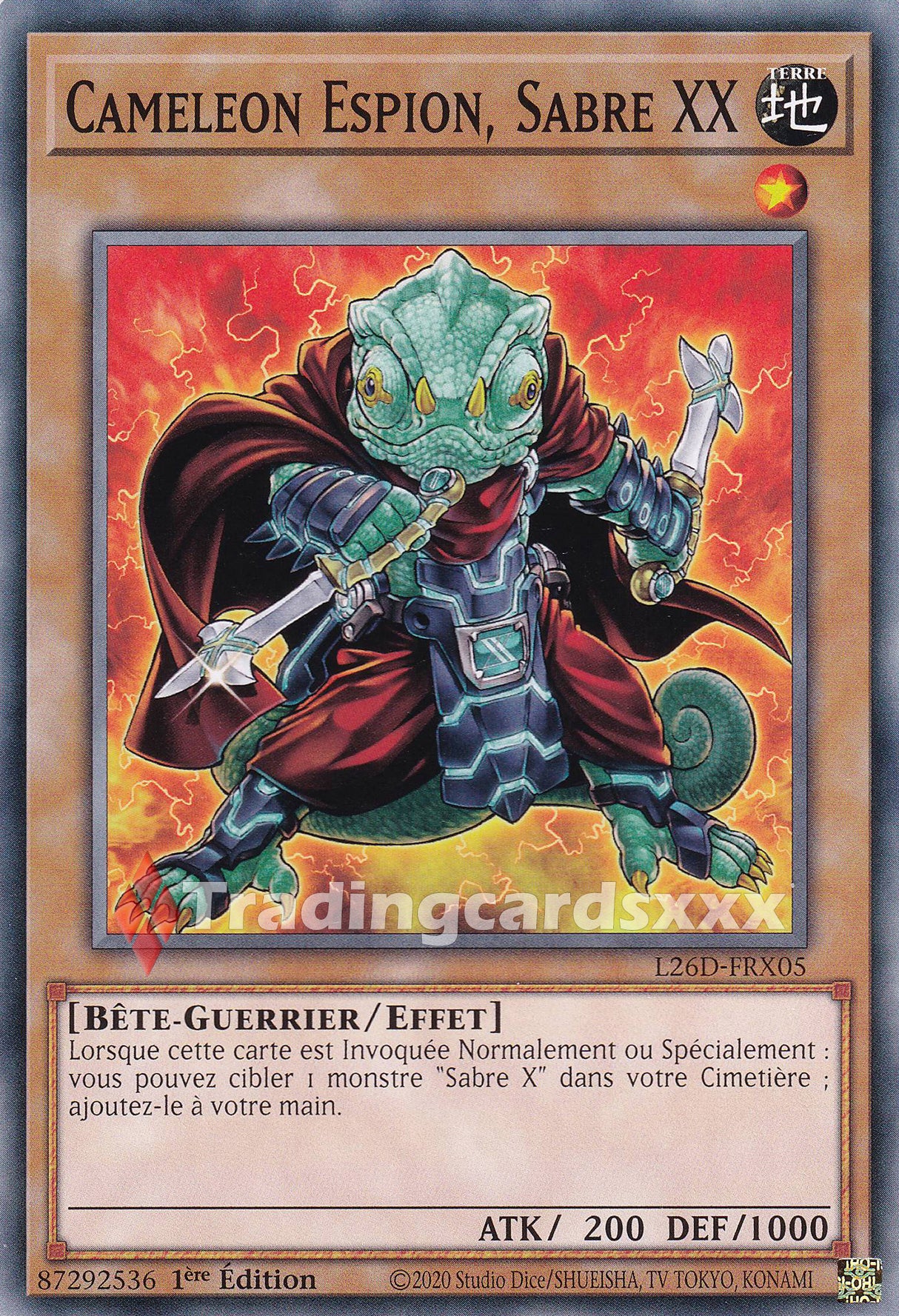 Yu-Gi-Oh! Cameleon Espion, Sabre XX : C L26D-FRX05