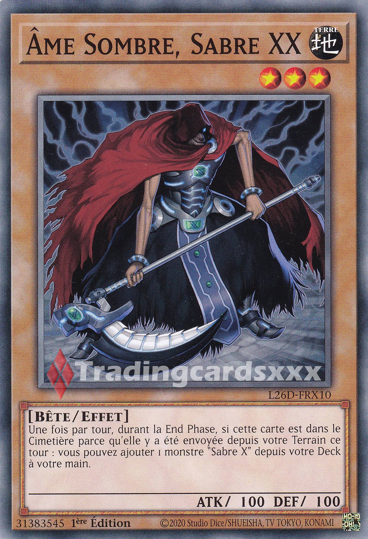 Yu-Gi-Oh! Âme Sombre, Sabre XX : C L26D-FRX10