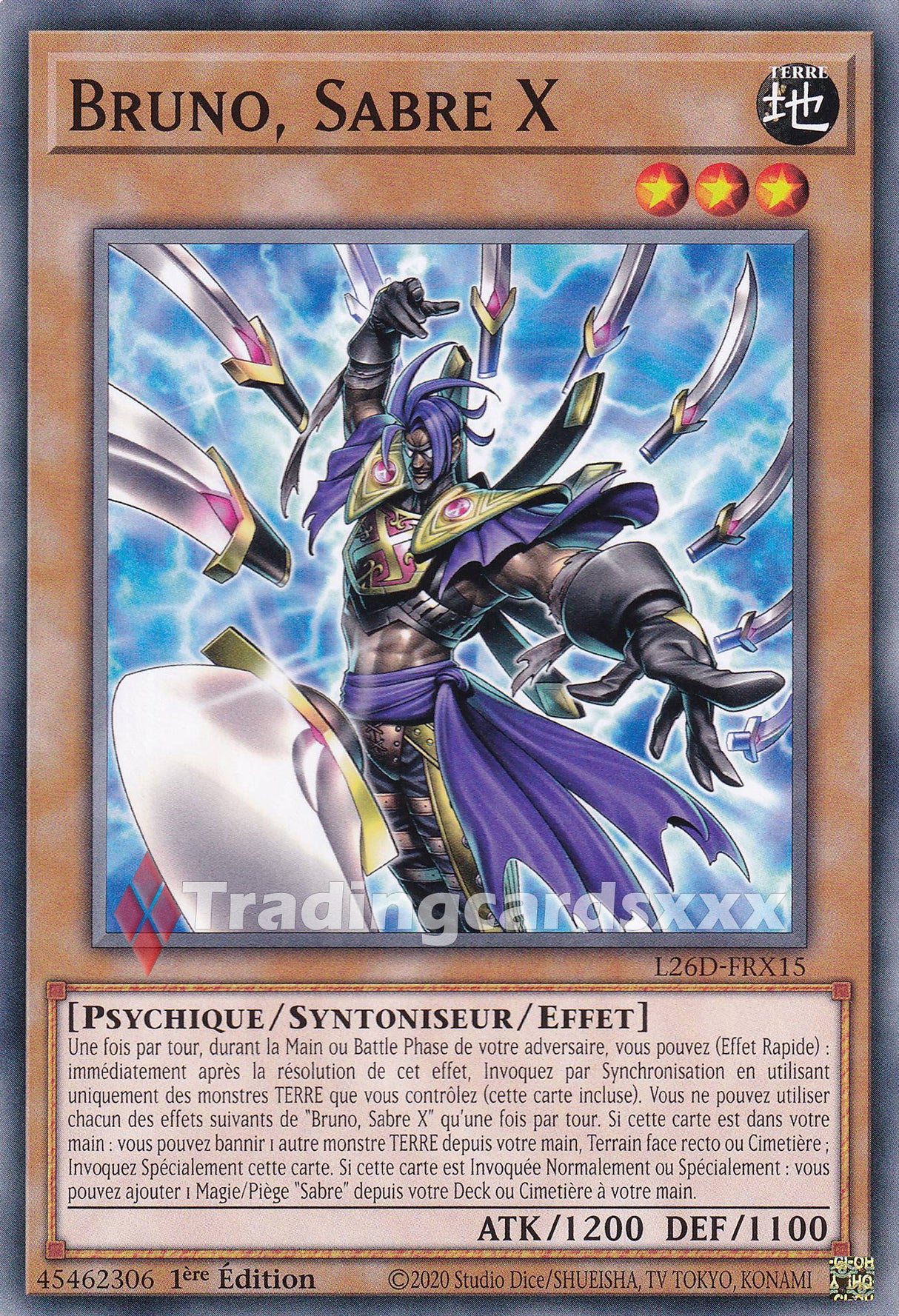Yu-Gi-Oh! Bruno, Sabre X  : C L26D-FRX15