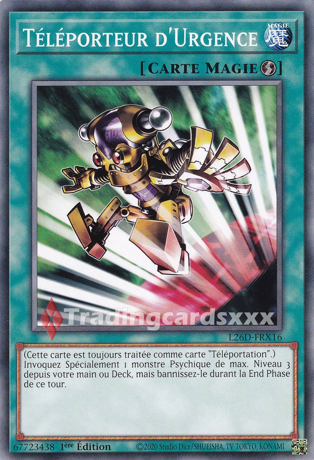 Yu-Gi-Oh! Téléporteur d'Urgence : C L26D-FRX16