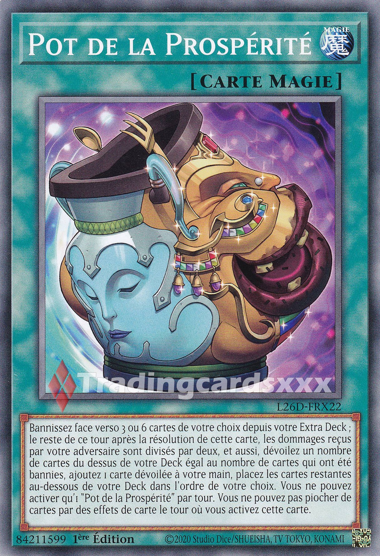 Yu-Gi-Oh! Pot de la Prospérité : C L26D-FRX22