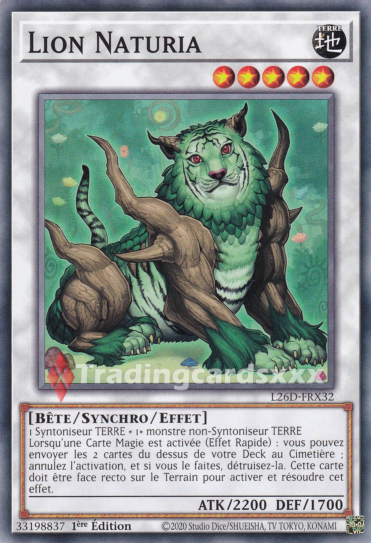 Yu-Gi-Oh! Lion Naturia : C L26D-FRX32