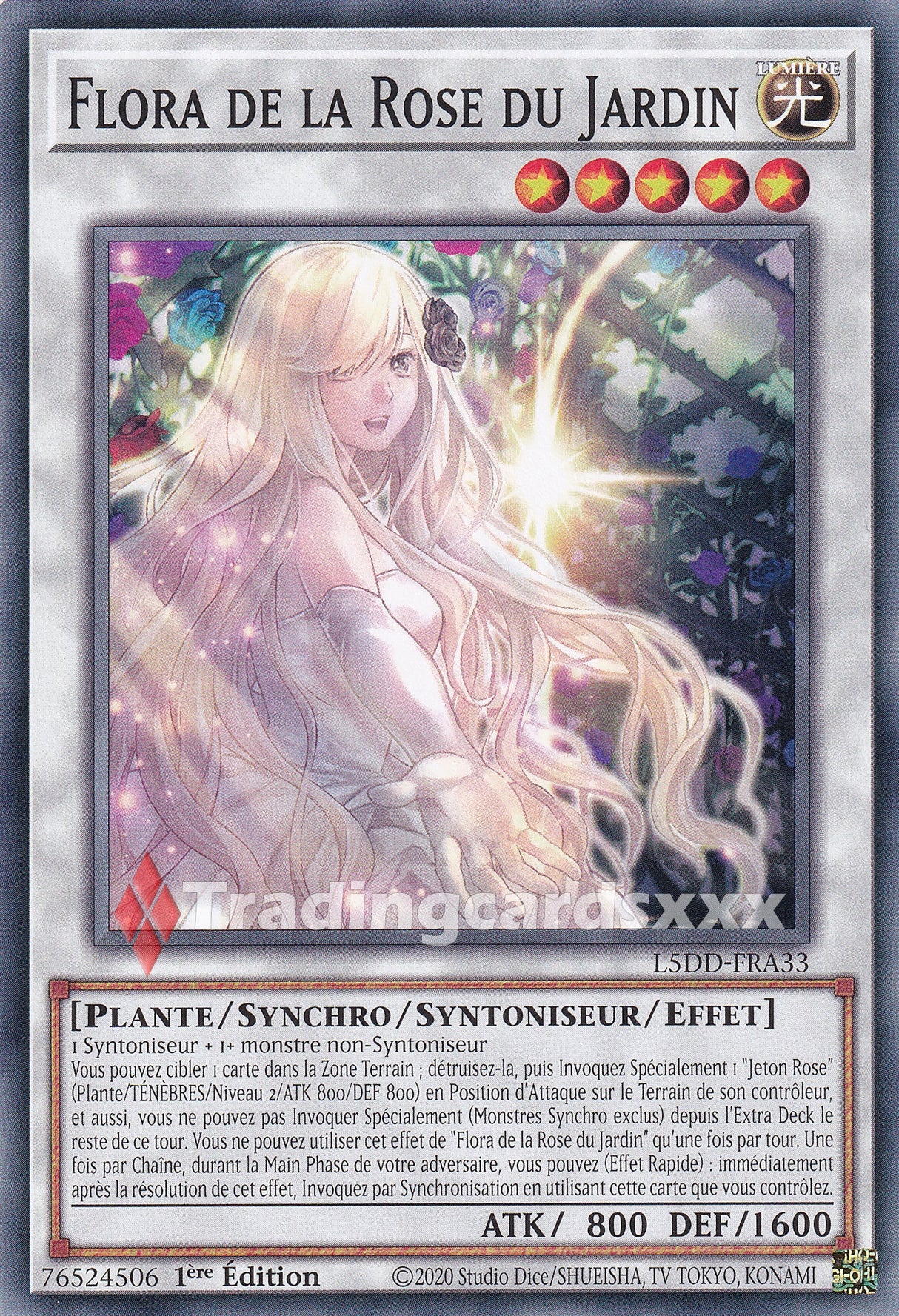 Yu-Gi-Oh! Flora de la Rose du Jardin : C L5DD-FRA33