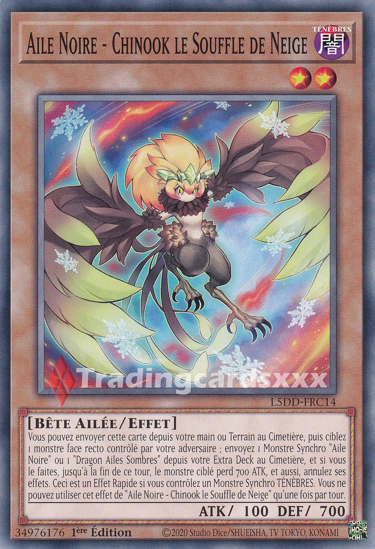 Yu-Gi-Oh! Aile Noire - Chinook le Souffle de Neige : C L5DD-FRC14