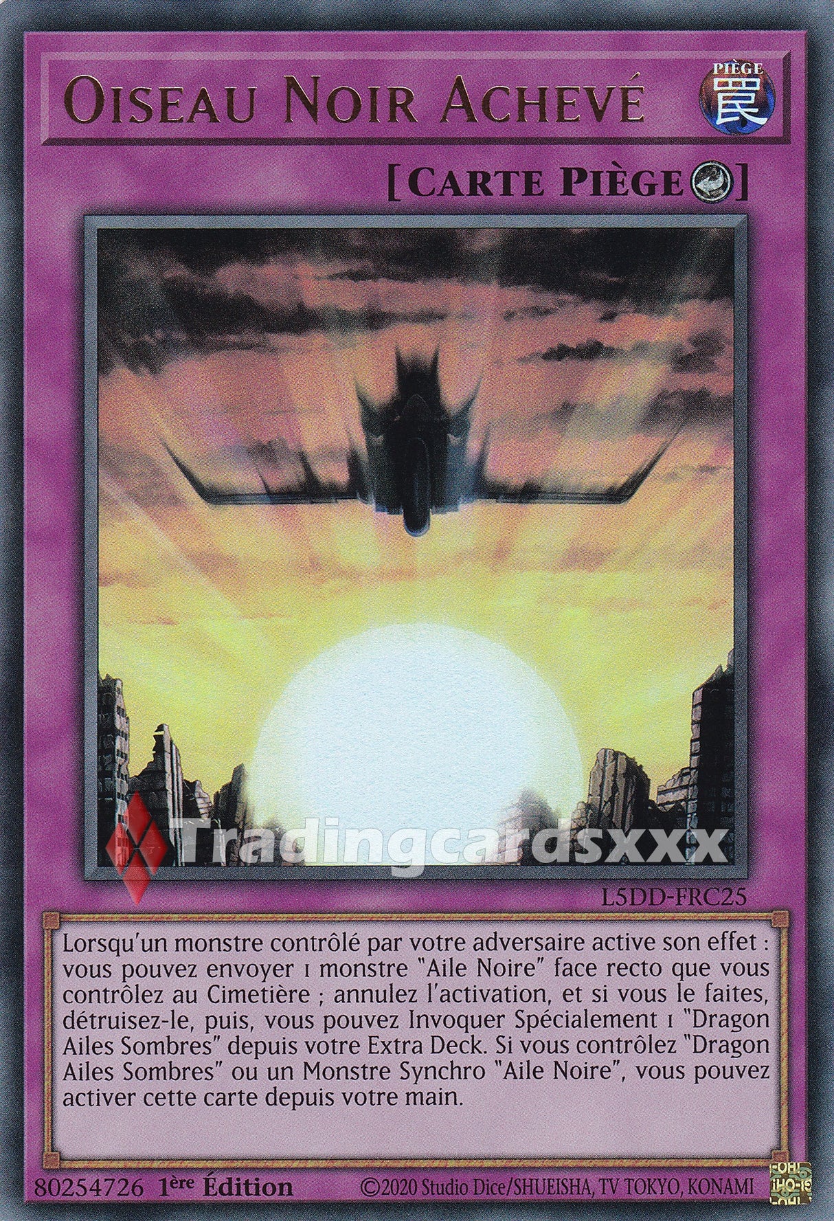 Yu-Gi-Oh! Oiseau Noir Achevé : UR L5DD-FRC25