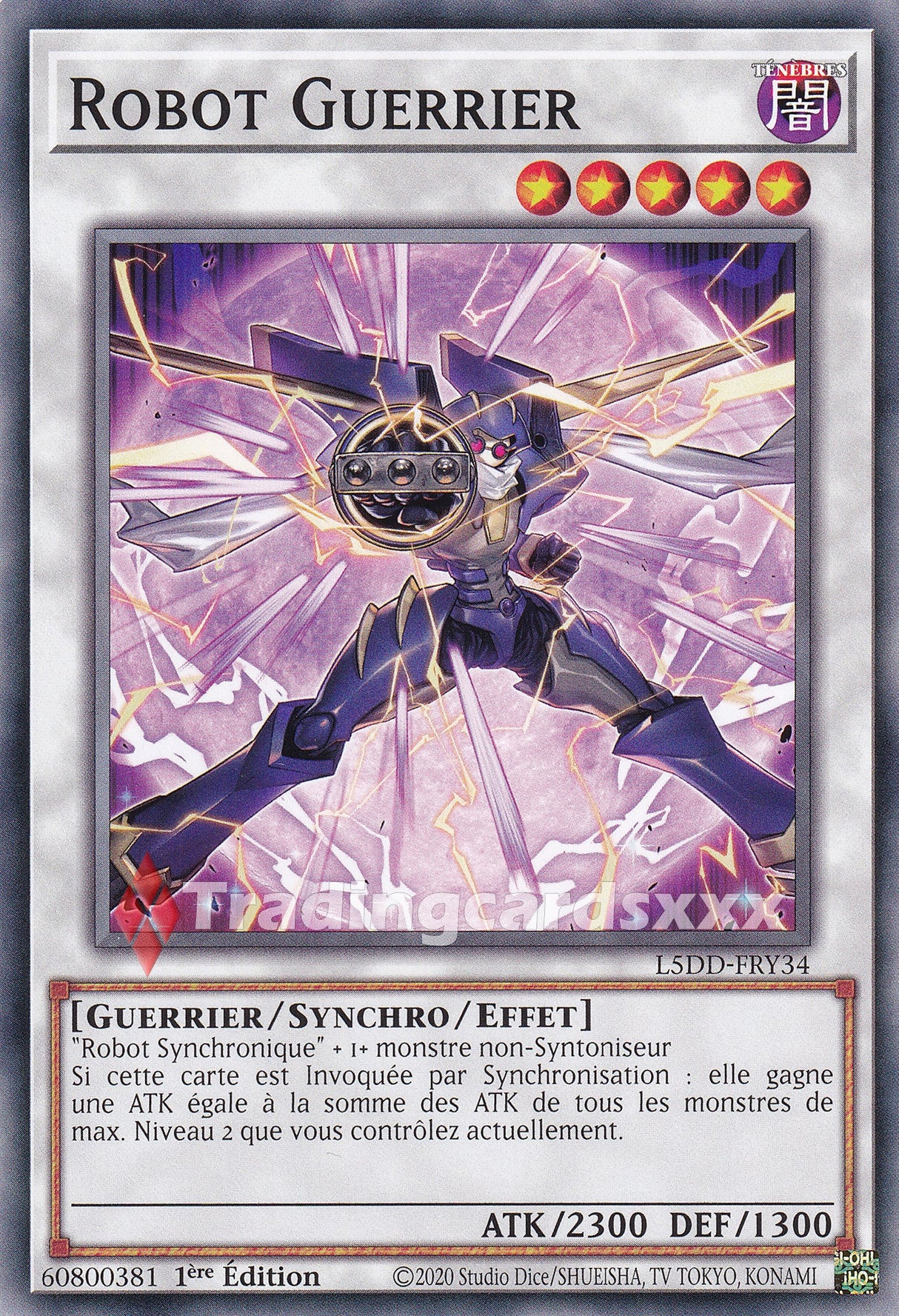 Yu-Gi-Oh! Robot Guerrier : C L5DD-FRY34