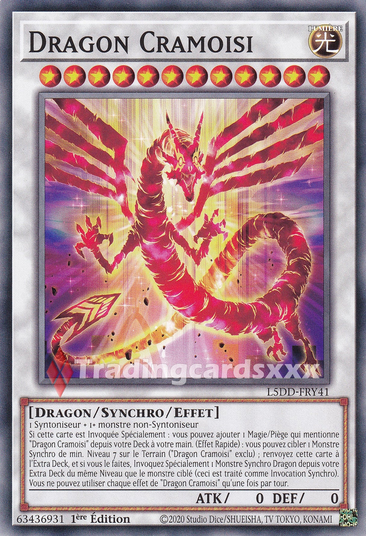 Yu-Gi-Oh! Dragon Cramoisi : C L5DD-FRY41
