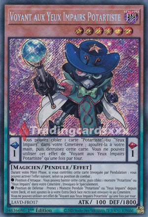 Yu-Gi-Oh! Voyant aux Yeux Impairs Potartiste : SE LAVD-FRO17