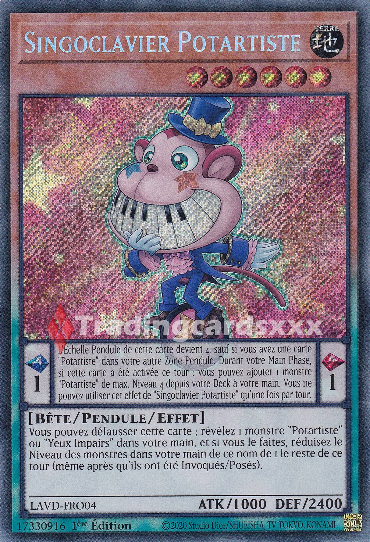 Yu-Gi-Oh! Singoclavier Potartiste : SE LAVD-FRO04