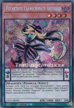 Yu-Gi-Oh! Potartiste Crânecrobate Arlequin : SE LAVD-FRO03