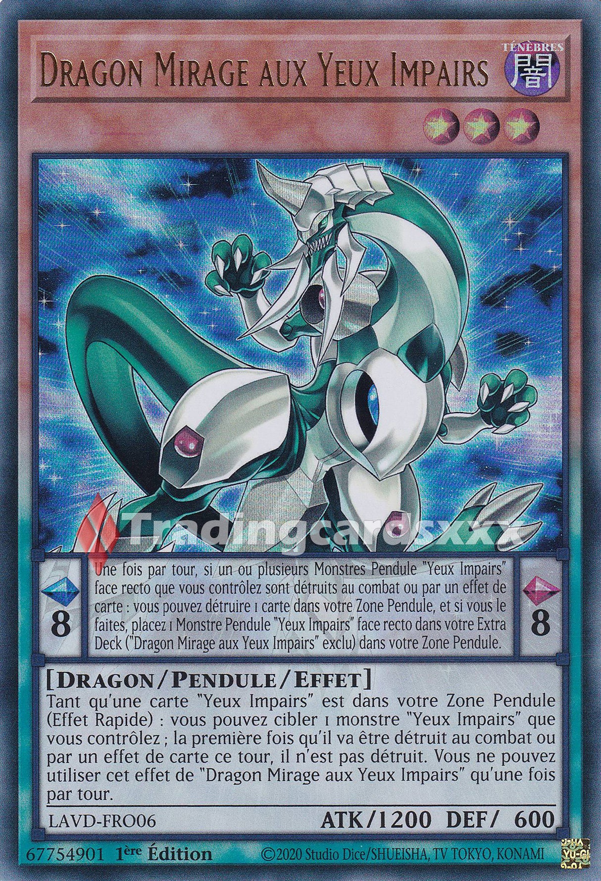 Yu-Gi-Oh! Dragon Mirage aux Yeux Impairs : UR LAVD-FRO06