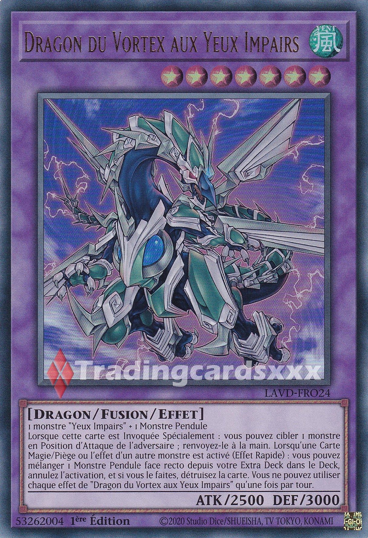 Yu-Gi-Oh! Dragon du Vortex aux Yeux Impairs : UR LAVD-FRO24