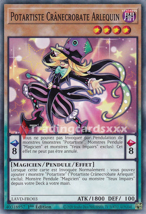 Yu-Gi-Oh! Potartiste Crânecrobate Arlequin : C LAVD-FRO03
