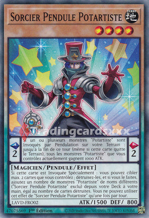 Yu-Gi-Oh! Sorcier Pendule Potartiste : C LAVD-FRO02