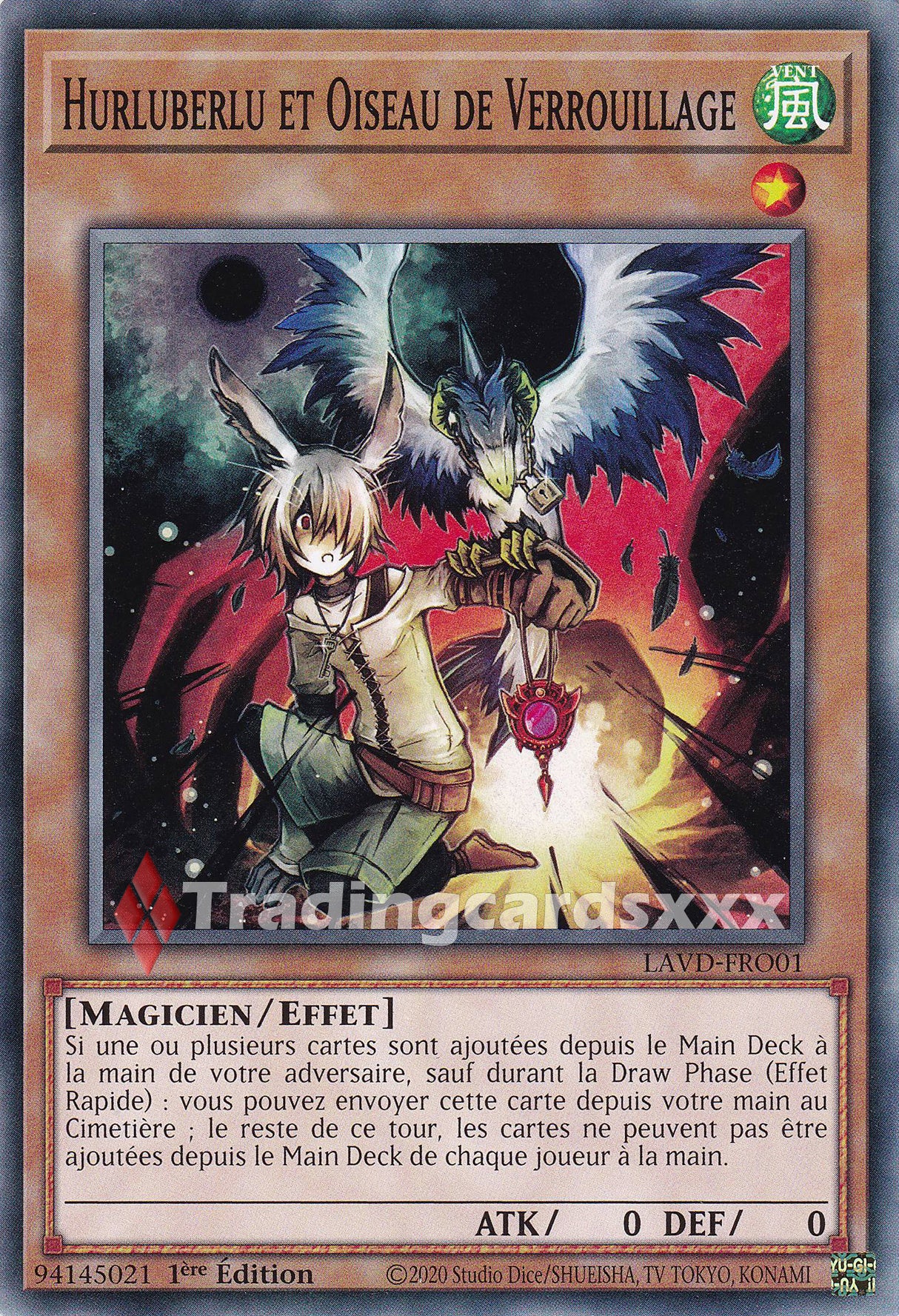 Yu-Gi-Oh! Hurluberlu et Oiseau de Verrouillage : C LAVD-FRO01