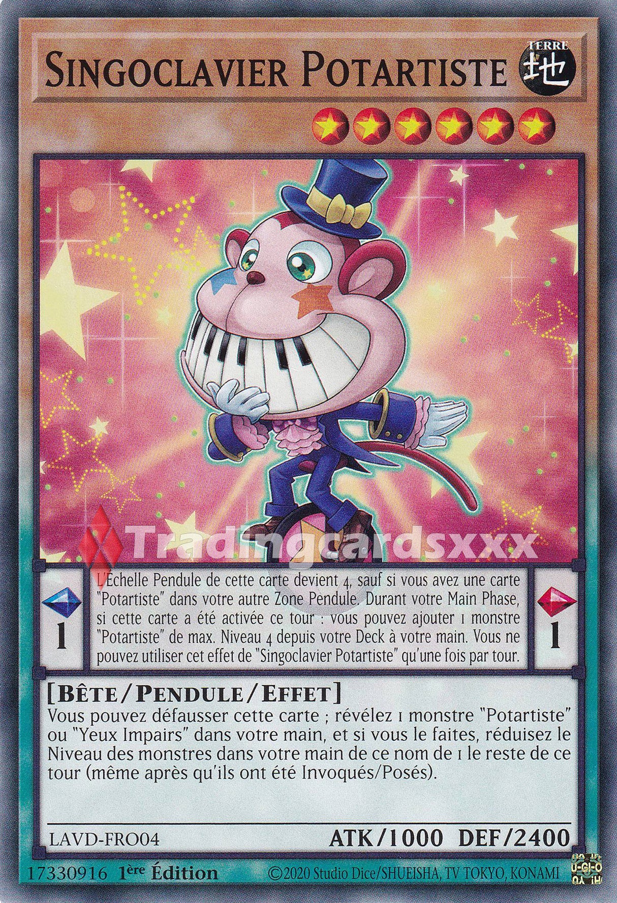 Yu-Gi-Oh! Singoclavier Potartiste : C LAVD-FRO04