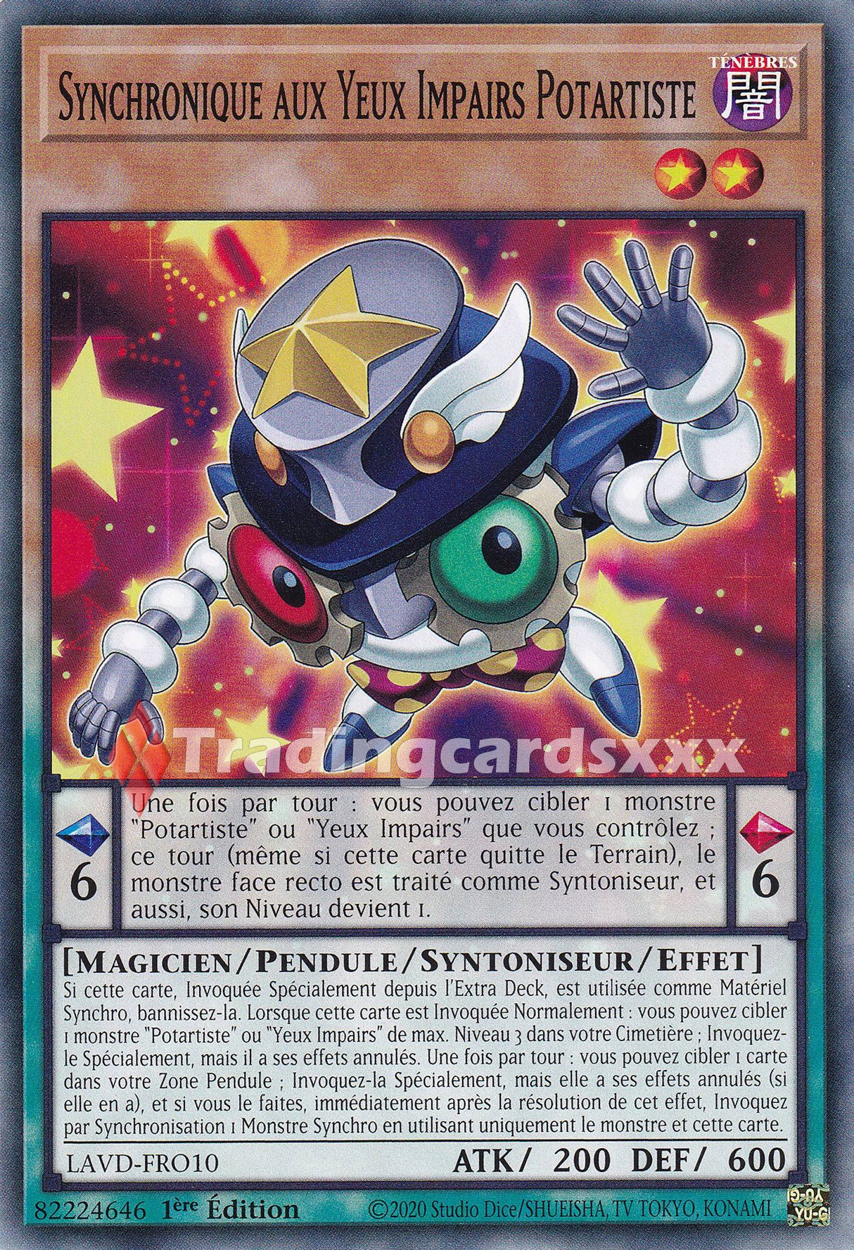 Yu-Gi-Oh! Synchronique aux Yeux Impairs Potartiste : C LAVD-FRO10