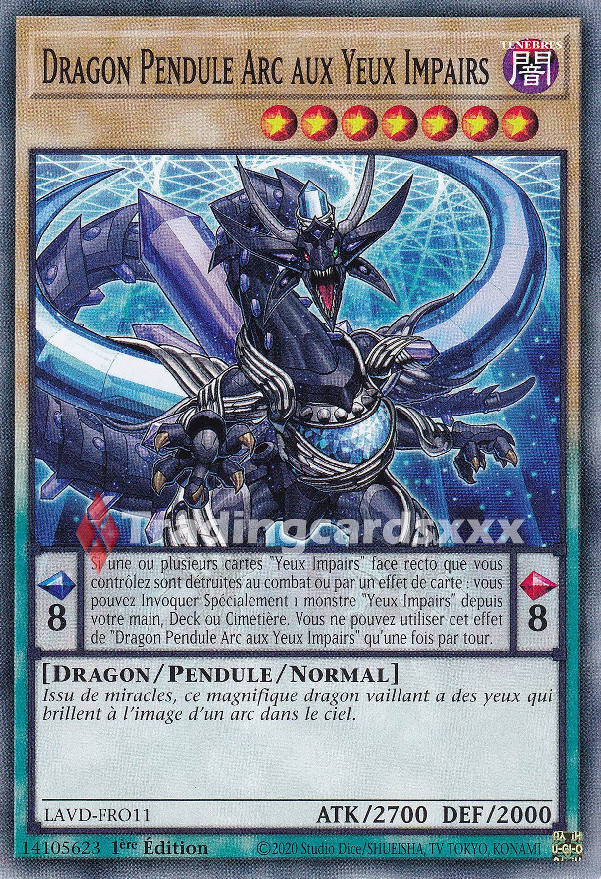 Yu-Gi-Oh! Dragon Pendule Arc aux Yeux Impairs : C LAVD-FRO11
