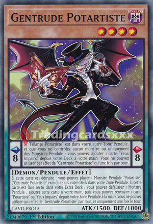 Yu-Gi-Oh! Gentrude Potartiste : C LAVD-FRO15