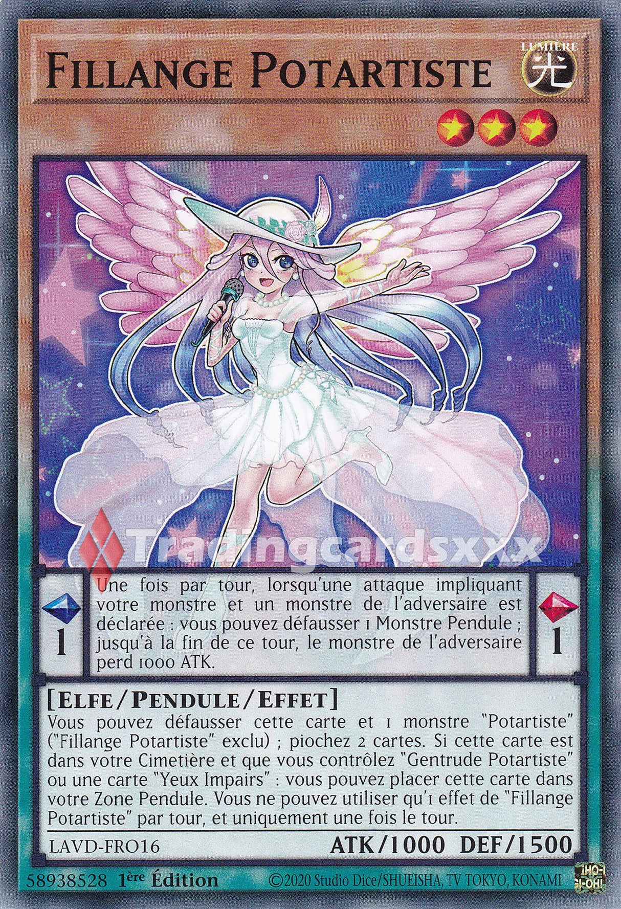 Yu-Gi-Oh! Fillange Potartiste : C LAVD-FRO16