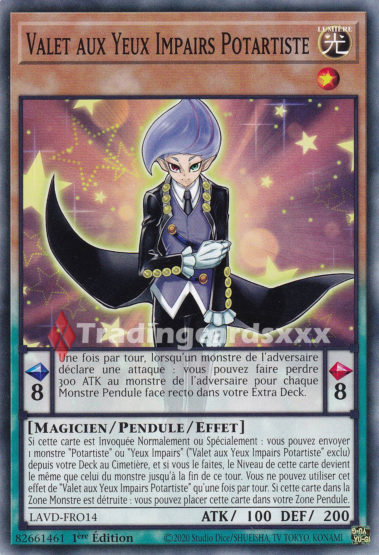 Yu-Gi-Oh! Valet aux Yeux Impairs Potartiste : C LAVD-FRO14