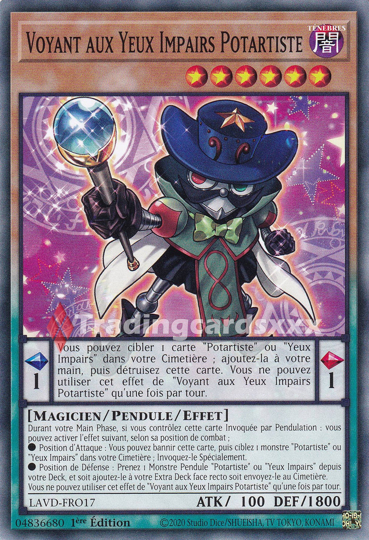Yu-Gi-Oh! Voyant aux Yeux Impairs Potartiste : C LAVD-FRO17