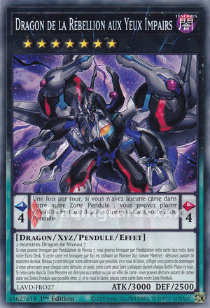 Yu-Gi-Oh! Dragon de la Rébellion aux Yeux Impairs : C LAVD-FRO27