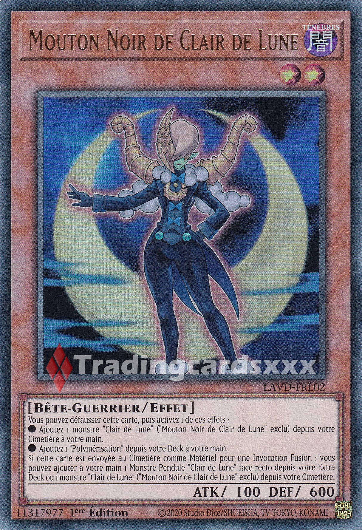 Yu-Gi-Oh! Mouton Noir de Clair de Lune : UR LAVD-FRL02