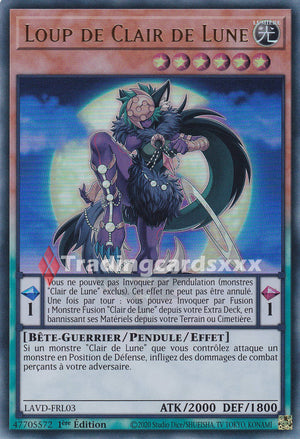 Yu-Gi-Oh! Loup de Clair de Lune : UR LAVD-FRL03