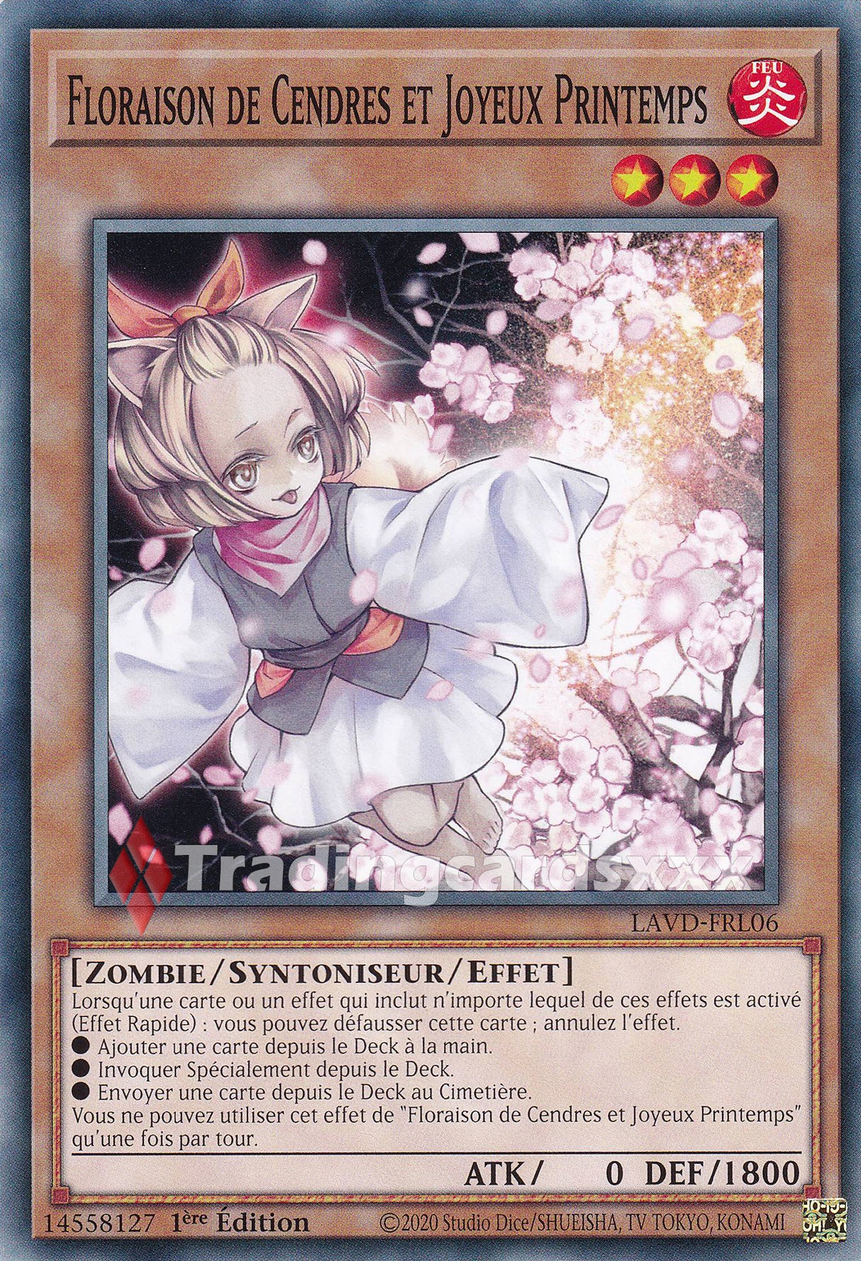 Yu-Gi-Oh! Floraison de Cendres et Joyeux Printemps : C LAVD-FRL06